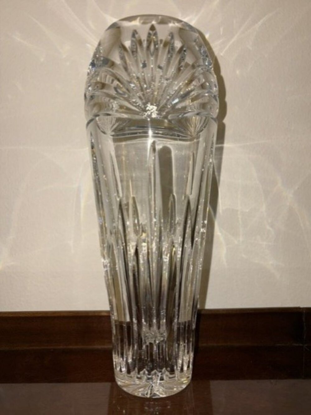 Signed Waterford Marquis Calais Crystal 9" Flower Stem Vase